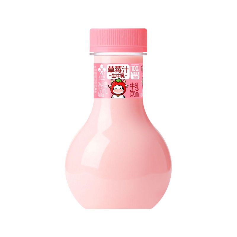 250mL草莓汁牛乳饮品